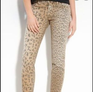 Current Elliot Stiletto Skinny Jean - Leopard
